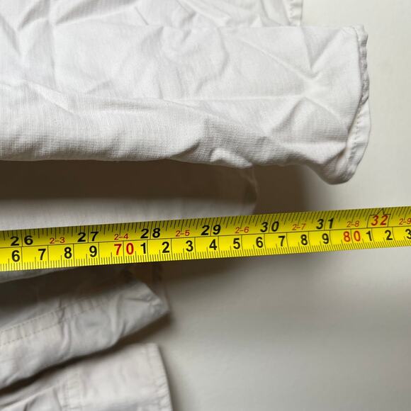 REI Shirt Men's XL Light Cream Button Up Vented Nylon Hiking - Picture 5 of 7